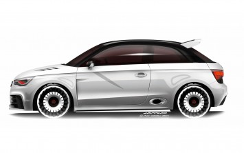 Audi A1 clubsport quattro Concept Design Sketch