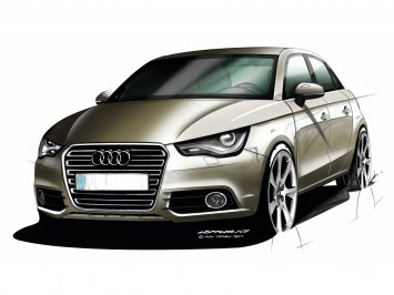 Audi A1 Sportback Design Sketch