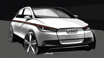 Audi A2 Concept Design Sketch