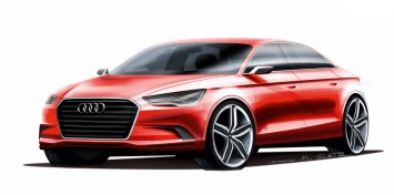 Audi A3 Concept Design Sketch