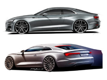 Audi A5 Coupe - Design Sketches