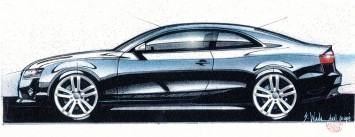 Audi A5 Design Sketch