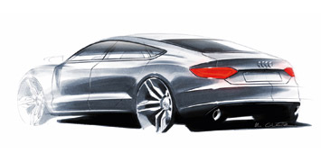 Audi A5 Sportback Design Sketch