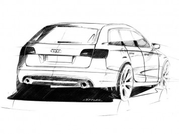 Audi A6 Avant Design Sketch