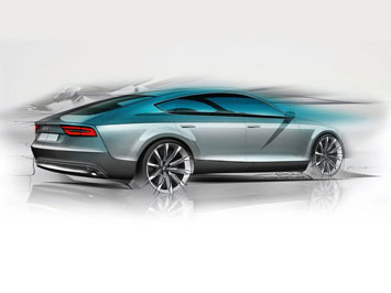 Audi A7 Sportback Design Sketch