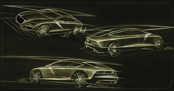Audi A7 Sportback Design Sketches