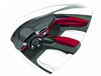 Audi A7 Sportback Interior Design Sketch