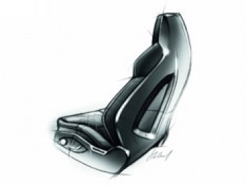 Audi A7 Sportback Seat Design Sketch