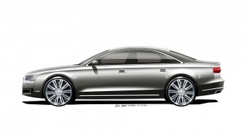 Audi A8 Design Sketch