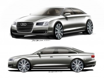Audi A8 Design Sketches