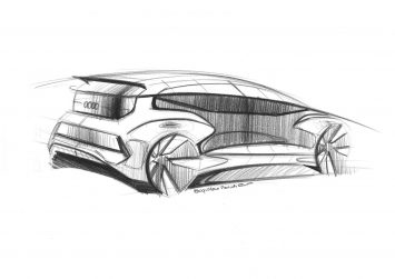Audi AI ME Concept Design Sketch