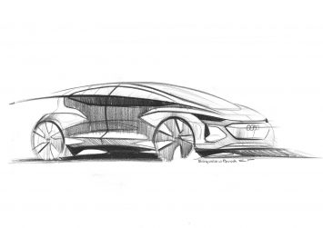 Audi AI ME Concept Design Sketch