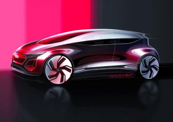Audi AI ME Concept Design Sketch Render