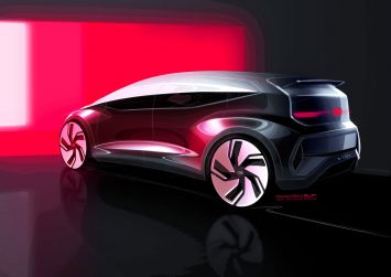 Audi AI ME Concept Design Sketch Render