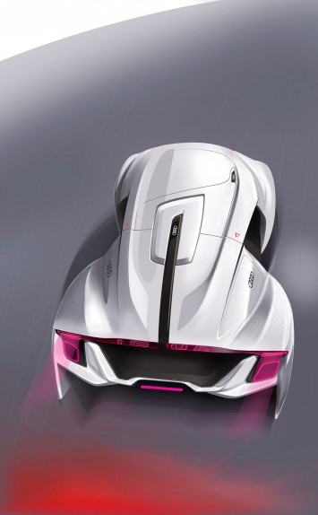 Audi Bend Concept - design sketch by Damien Durand