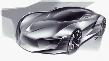 Audi Concept Design Sketch by Young Joon Suh