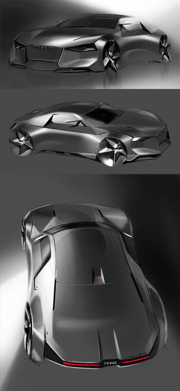 Audi Concept Design Sketches by HJ Lee