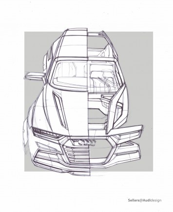 Audi Crosslane Concept - Design Sketch