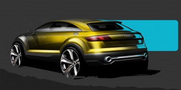 Audi Crossover Concept for Beijing 2014 - Design Sketch