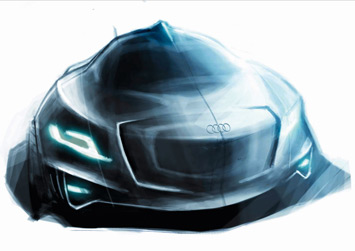 Audi Design Sketch by Sylvain Wehnert