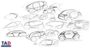 Audi e-Twin Concept - Preliminary Design Sketches
