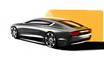 Audi GTron Concept by Iman Baradaran Sedati - Design Sketch