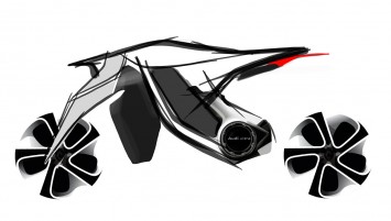 Audi Motorrad Concept Design Sketch