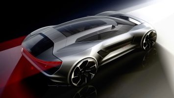 Audi PB18 e tron Concept Design Sketch Render
