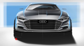 Audi Prologue allroad Concept Design Sketch Render