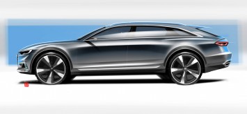 Audi Prologue allroad Concept Design Sketch Render