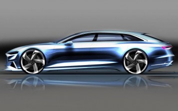 Audi Prologue Avant Concept - Design Sketch