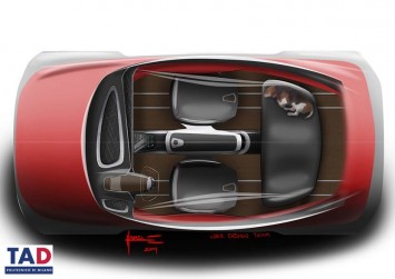 Audi Q0 Concept   Interior Design Sketch by Hazael Estrada from TAD
