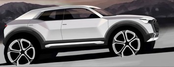 Audi Q1 Preview Design Sketch