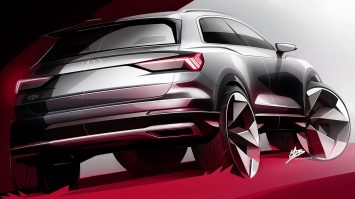 Audi Q3 Design Sketch Render