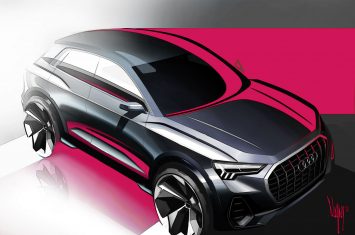 Audi Q3 Design Sketch Render
