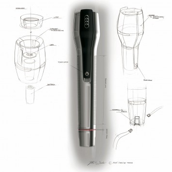 Audi Q3 Vail Flashlight Design Sketch