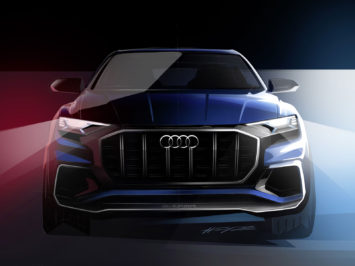 Audi Q8 e tron Concept Design Sketch