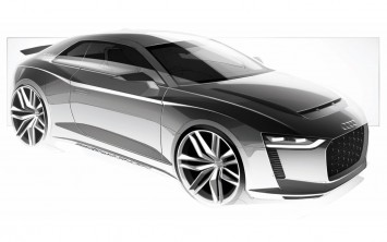 Audi quattro Concept Design Sketch
