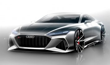 Audi RS 7 Sportback Design Sketch Render