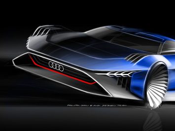 Audi RSQ e tron Concept Design Sketch by Jan Poliak detail