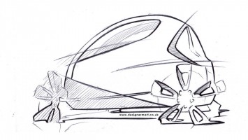 Audi Scape Concept Design Sketch