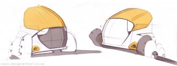 Audi Scape Concept Design Sketch