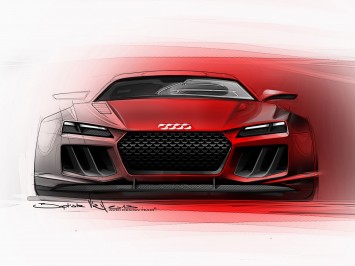 Audi Sport quattro Concept Design Sketch