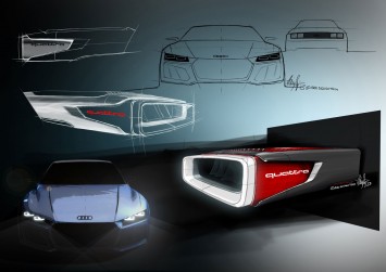 Audi Sport quattro Concept Design Sketches