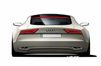 Audi Sportback Concept Design Sketch