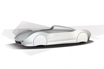 Audi Stromlinie 75 Concept - Design sketch