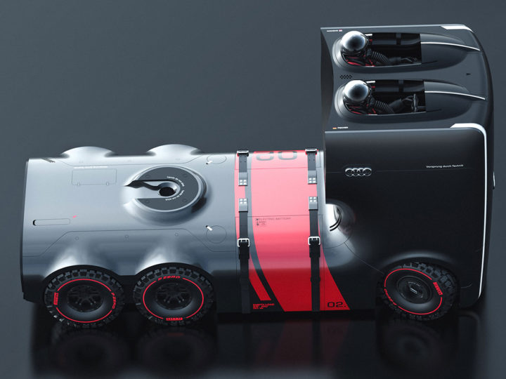 Audi Truck Concept B by Artem Smirnov and Vladimir Panchenko
