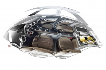 Audi TT Offroad Concept Interior Design Sketch