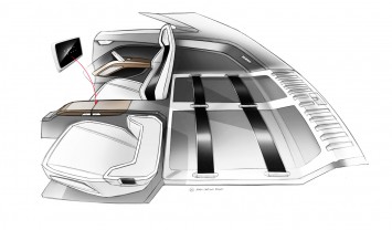 Audi TT Offroad Concept Interior Design Sketch