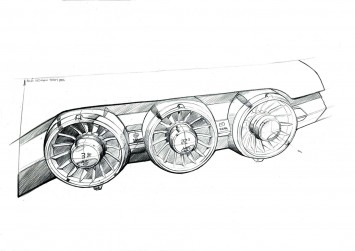 Audi TT Offroad Concept Interior Design Sketch Air Vents
